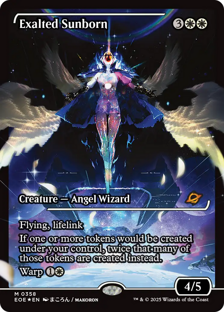 Exalted Sunborn (Showcase) [Edge of Eternities] | Magic Magpie