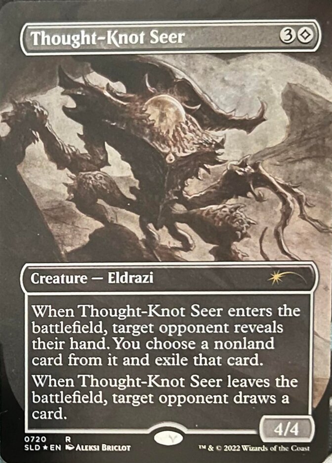 Thought-Knot Seer (720) (Borderless) [Secret Lair Drop Promos] | Magic Magpie