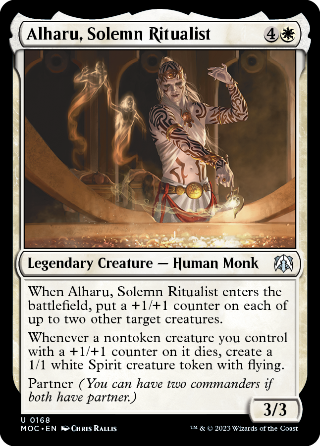 Alharu, Solemn Ritualist [March of the Machine Commander] | Magic Magpie