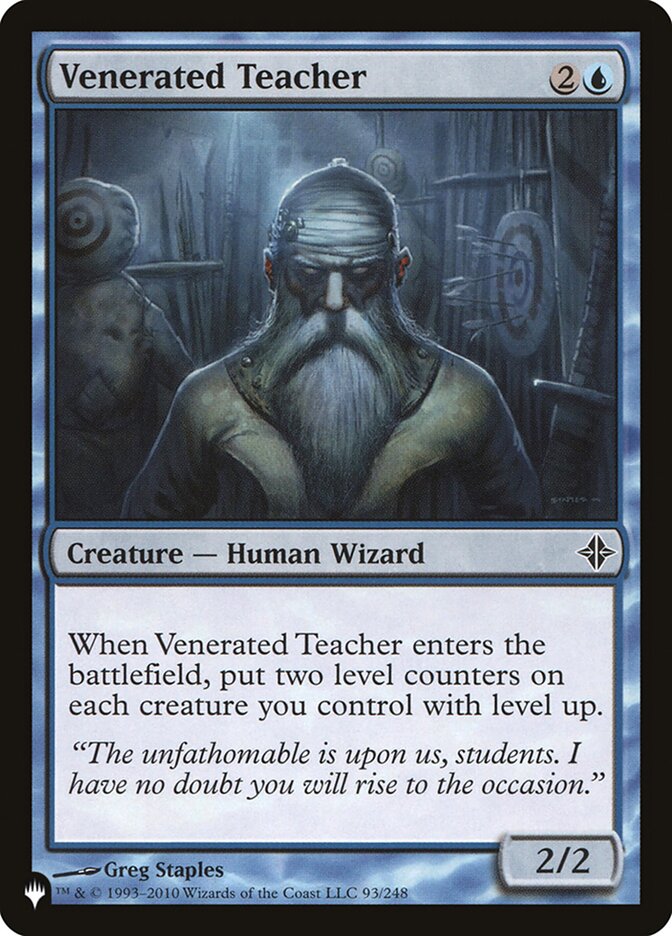 Venerated Teacher [The List] | Magic Magpie