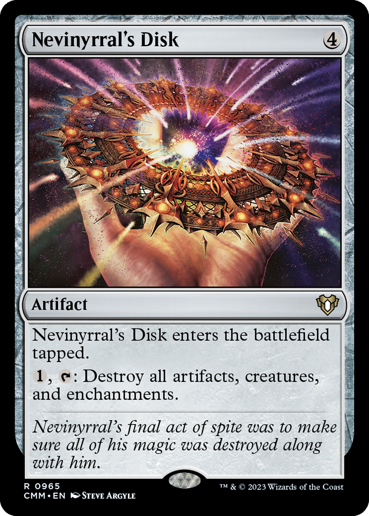 Nevinyrral's Disk [Commander Masters] | Magic Magpie
