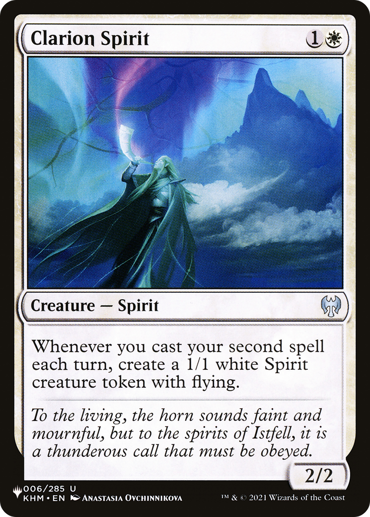 Clarion Spirit [The List] | Magic Magpie