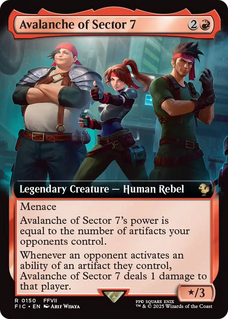 Avalanche of Sector 7 (Extended Art) [FINAL FANTASY Commander] | Magic Magpie