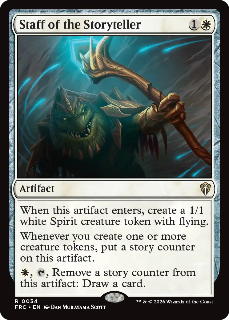 Staff of the Storyteller [Reality Fracture Commander] | Magic Magpie