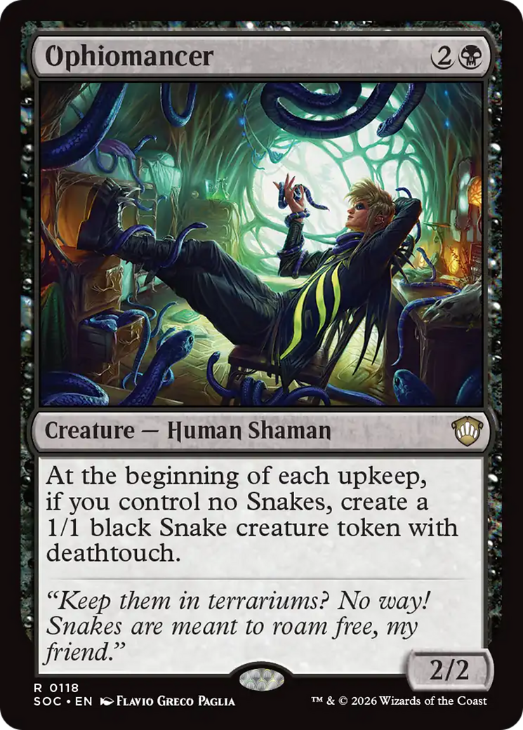 Ophiomancer [Secrets of Strixhaven Commander] | Magic Magpie