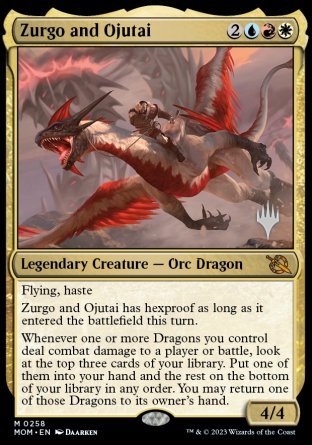 Zurgo and Ojutai (Promo Pack) [March of the Machine Promos] | Magic Magpie