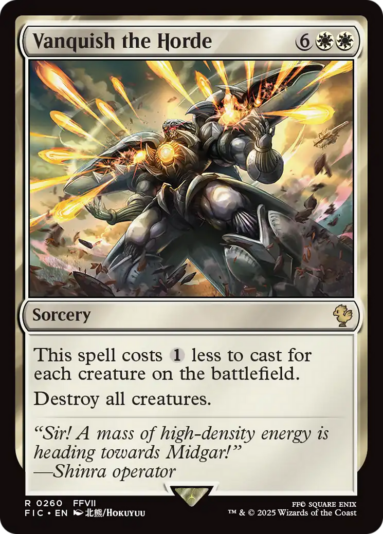 Vanquish the Horde [FINAL FANTASY Commander] | Magic Magpie