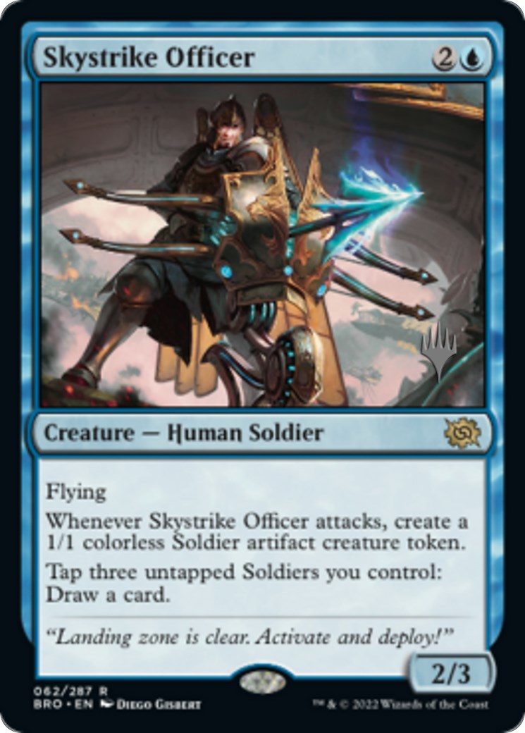 Skystrike Officer (Promo Pack) [The Brothers' War Promos] | Magic Magpie