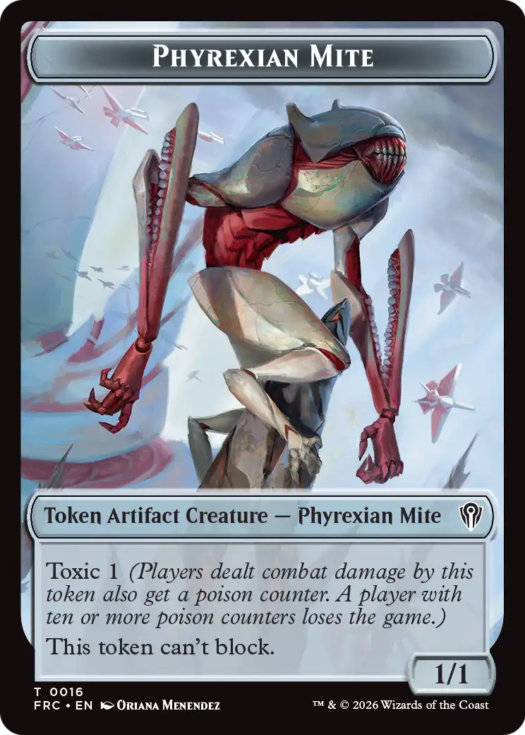 Kobolds of Kher Keep // Phyrexian Mite Double-Sided Token [Reality Fracture Commander Tokens] | Magic Magpie