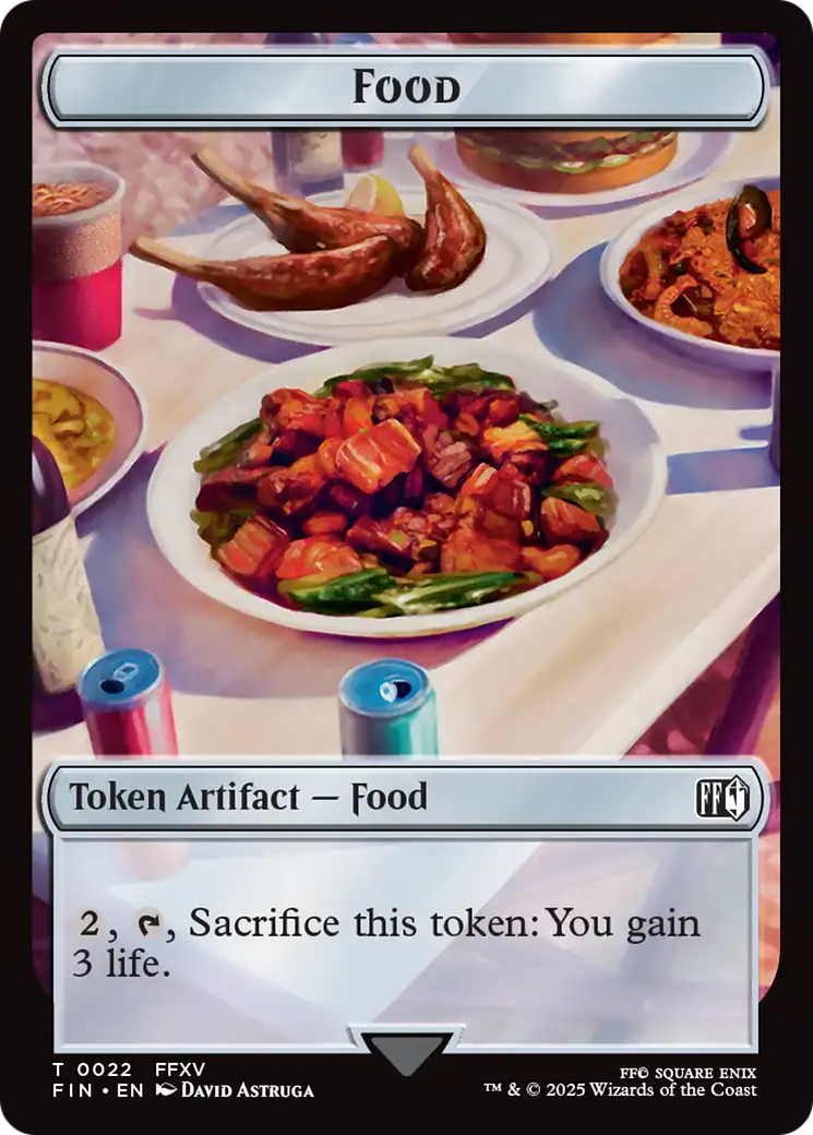 Hero (0003) // Food Double-Sided Token [FINAL FANTASY Tokens] | Magic Magpie