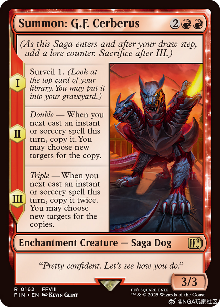 Summon: G.F. Cerberus [FINAL FANTASY] | Magic Magpie