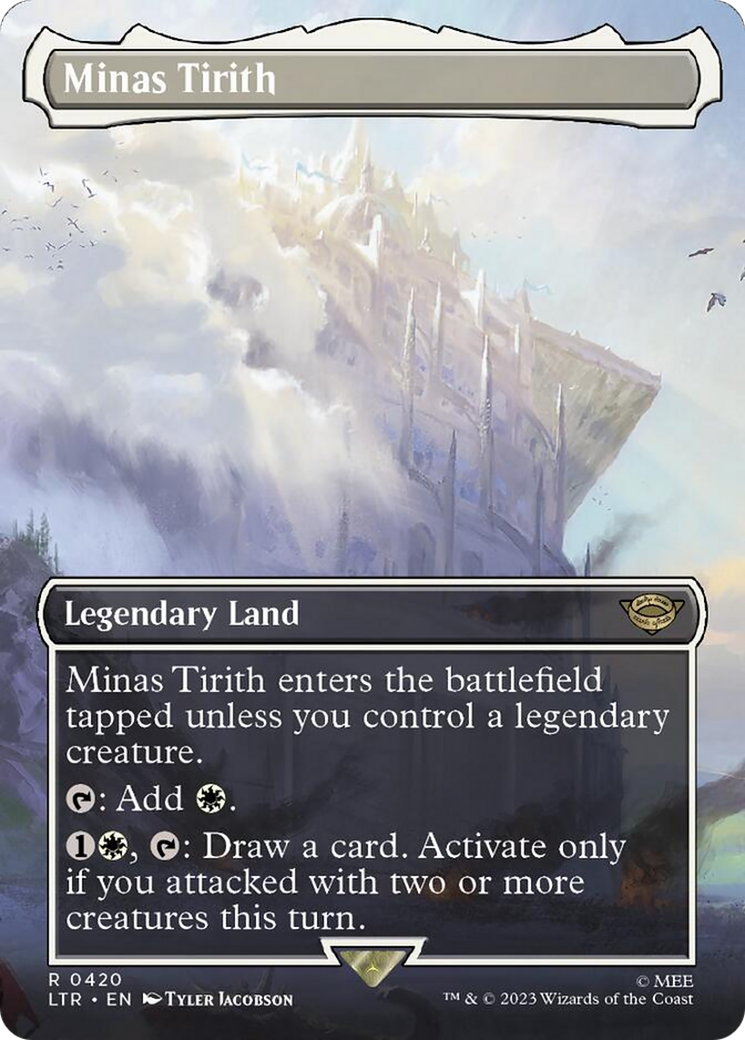 Minas Tirith (Borderless Alternate Art) (420) [The Lord of the Rings: Tales of Middle-Earth] | Magic Magpie