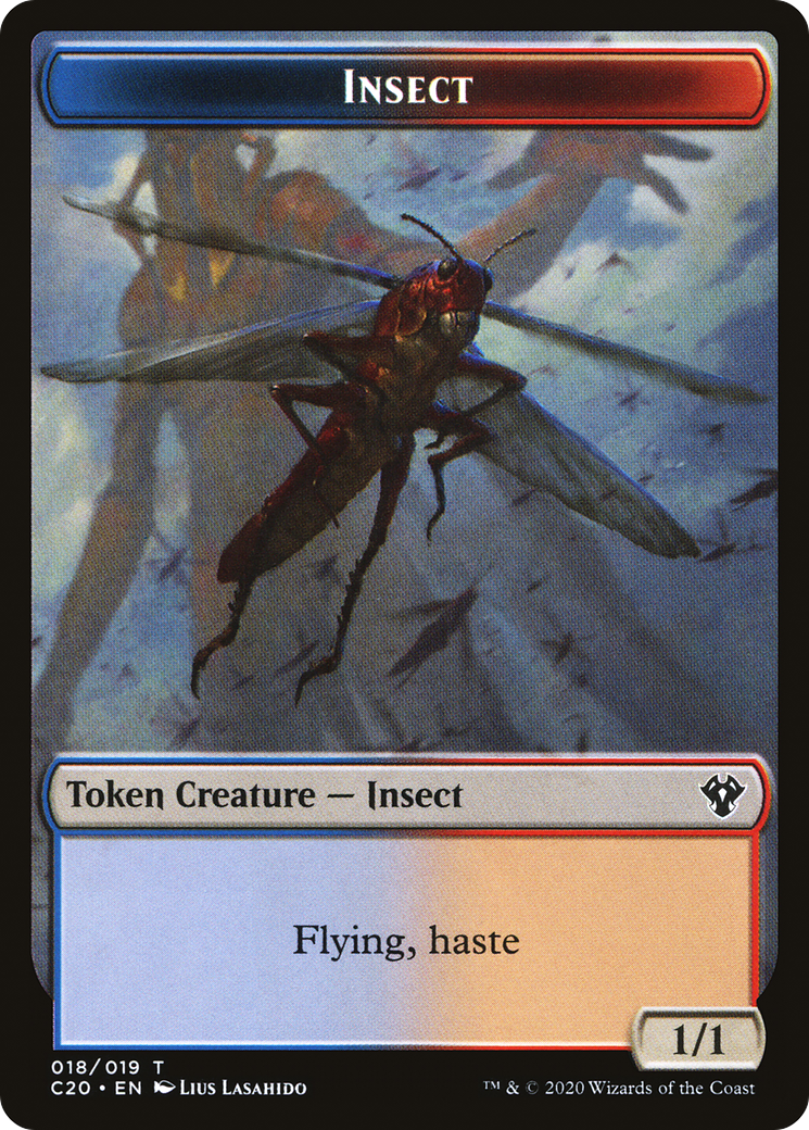 Treasure // Insect Double-Sided Token [Secret Lair: Heads I Win, Tails You Lose Tokens] | Magic Magpie