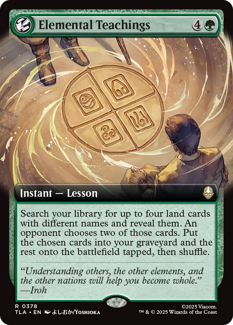 Elemental Teachings (Extended Art) [Avatar: The Last Airbender] | Magic Magpie