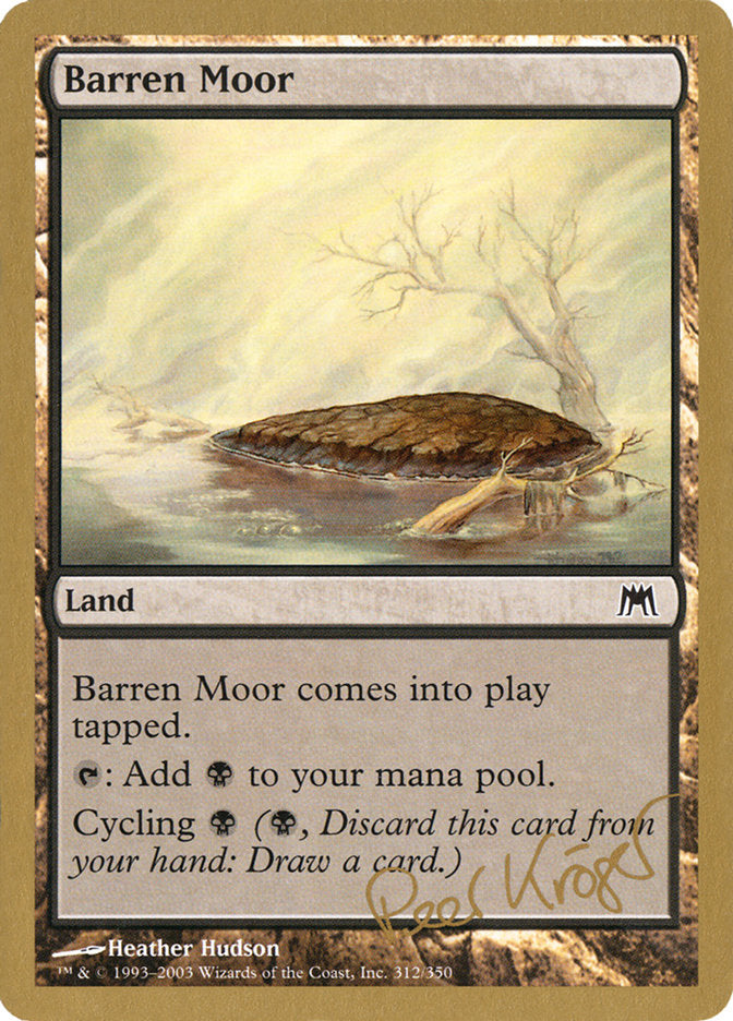 Barren Moor (Peer Kroger) [World Championship Decks 2003] | Magic Magpie