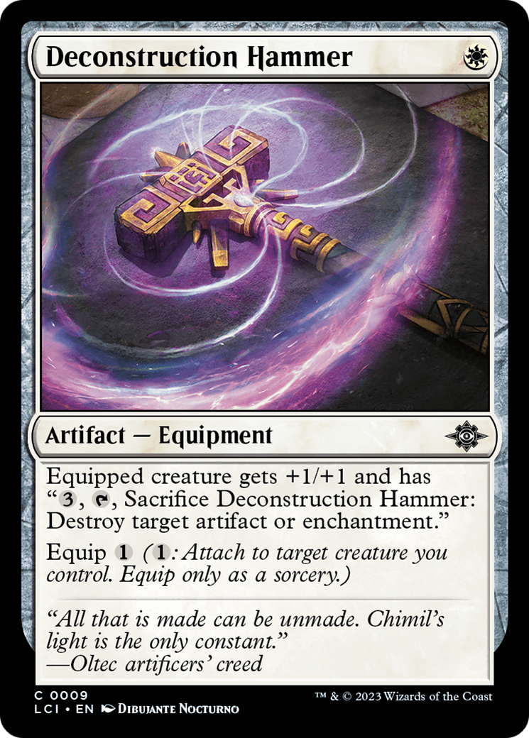 Deconstruction Hammer [The Lost Caverns of Ixalan] | Magic Magpie