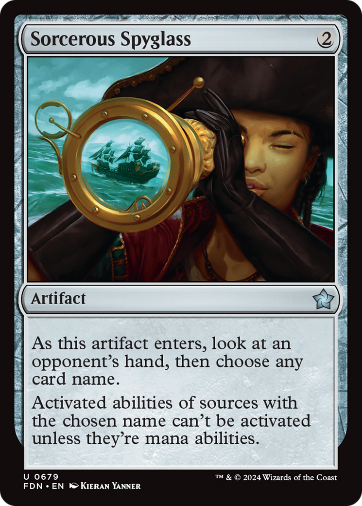 Sorcerous Spyglass [Foundations] | Magic Magpie