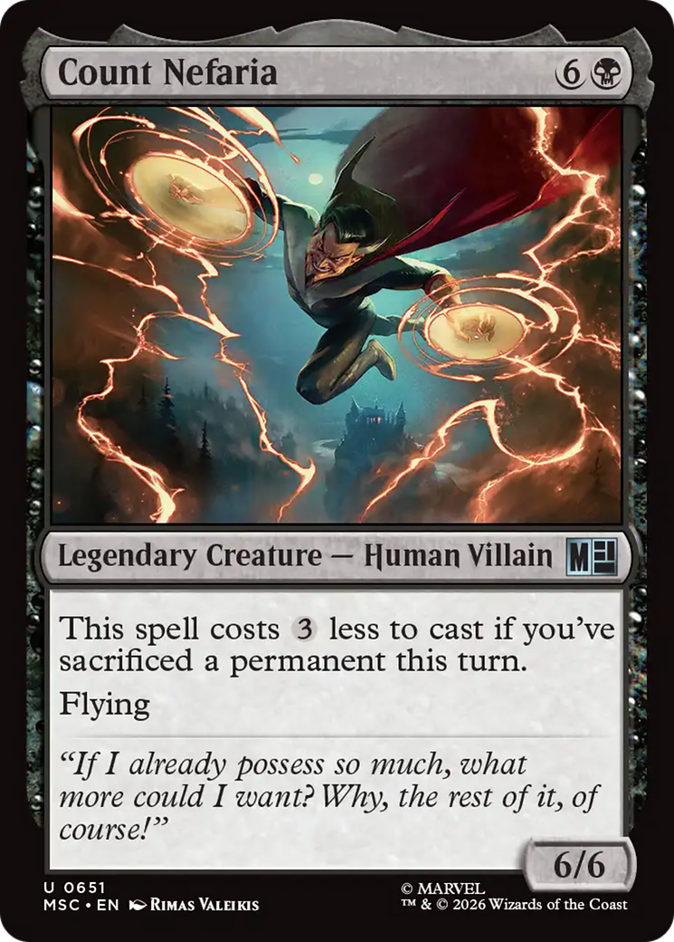 Count Nefaria [Marvel Super Heroes Commander] | Magic Magpie