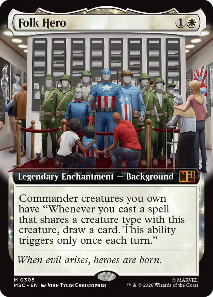 Folk Hero (Extended Art) [Marvel Super Heroes Commander] | Magic Magpie