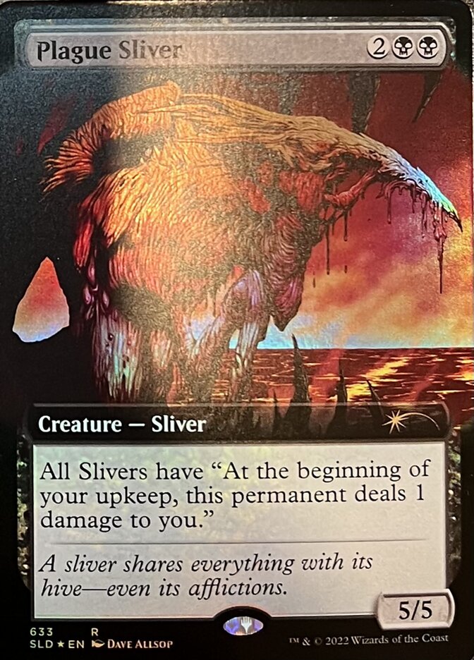 Plague Sliver (Extended Art) [Secret Lair Drop Promos] | Magic Magpie