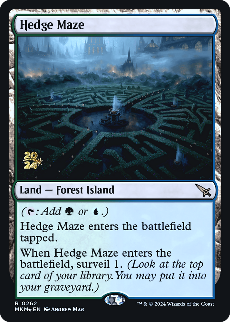Hedge Maze [Murders at Karlov Manor Prerelease Promos] | Magic Magpie