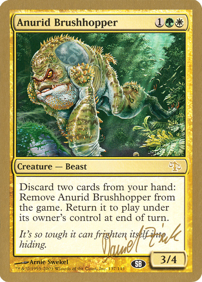 Anurid Brushhopper (Daniel Zink) (SB) [World Championship Decks 2003] | Magic Magpie