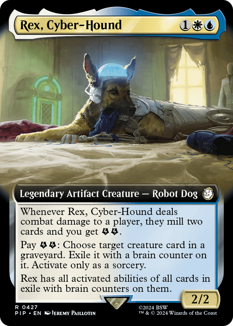 Rex, Cyber-Hound (Extended Art) [Fallout] | Magic Magpie