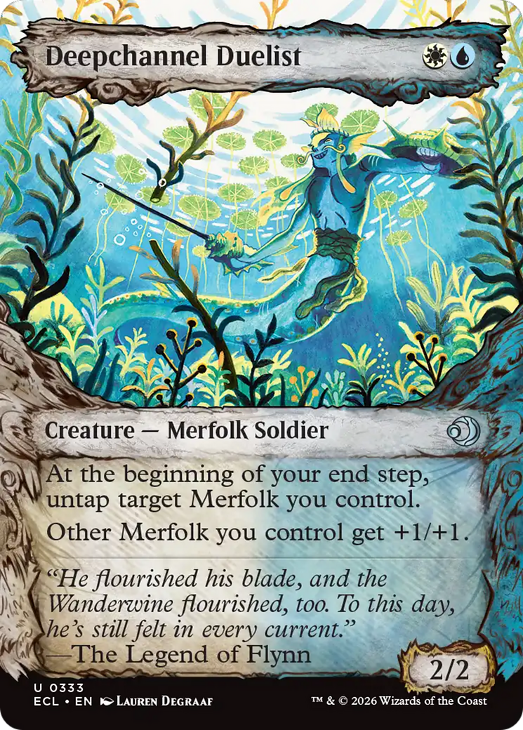 Deepchannel Duelist (Showcase) [Lorwyn Eclipsed] | Magic Magpie