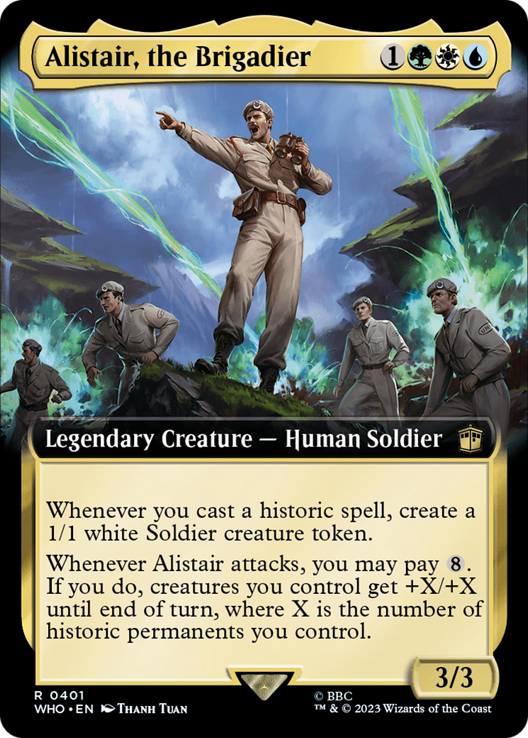 Alistair, the Brigadier (Extended Art) [Doctor Who] | Magic Magpie