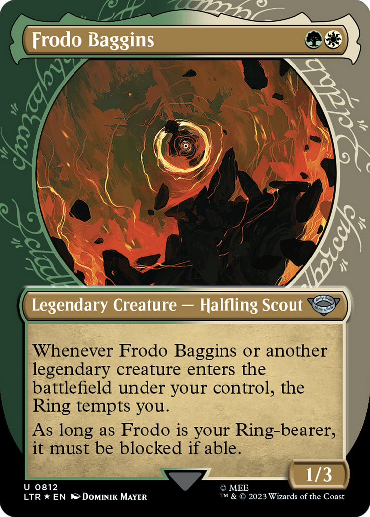 Frodo Baggins (Showcase) (Surge Foil) [The Lord of the Rings: Tales of Middle-Earth] | Magic Magpie