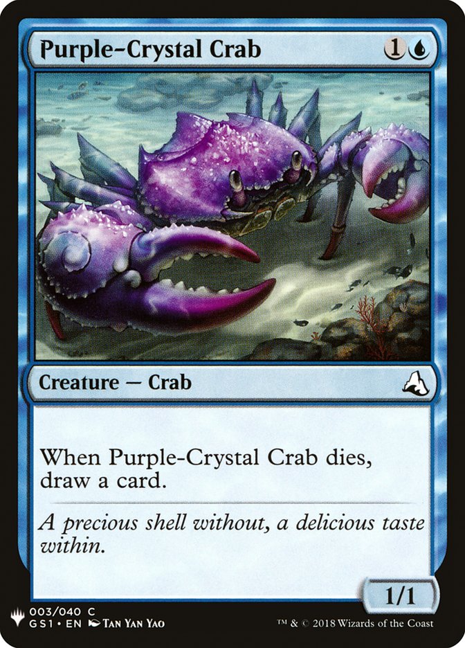 Purple-Crystal Crab [Mystery Booster] | Magic Magpie
