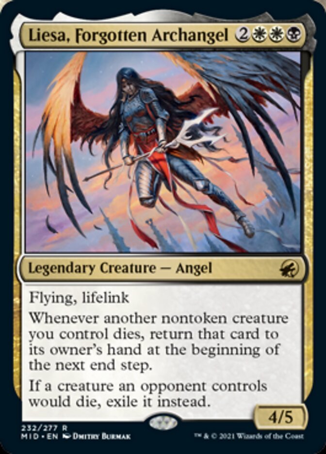Liesa, Forgotten Archangel [Innistrad: Midnight Hunt] | Magic Magpie