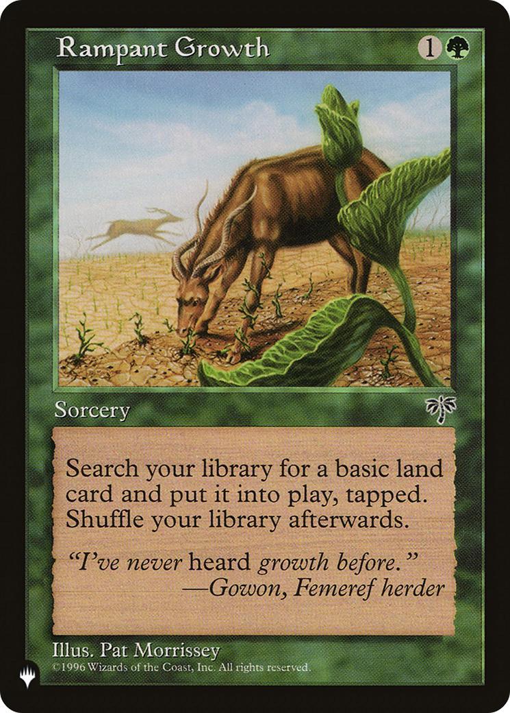 Rampant Growth (MIR) [The List] | Magic Magpie