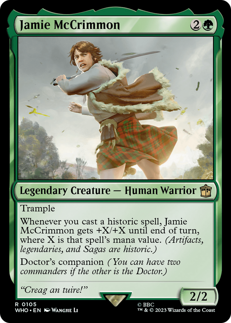 Jamie McCrimmon [Doctor Who] | Magic Magpie