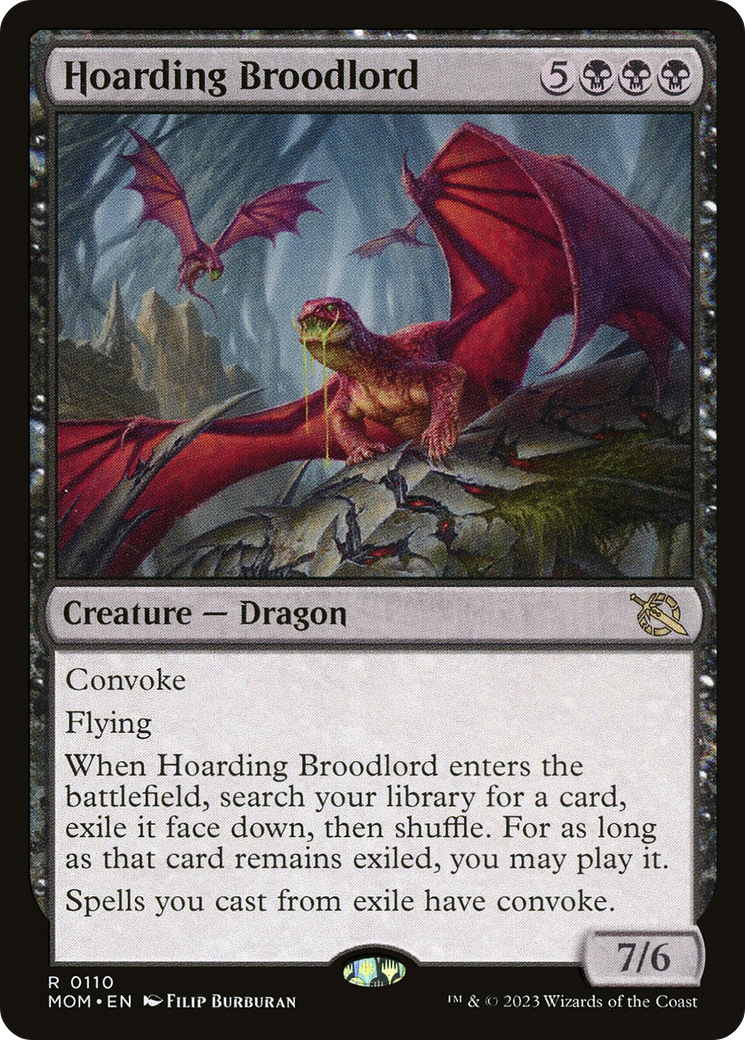 Hoarding Broodlord [March of the Machine] | Magic Magpie