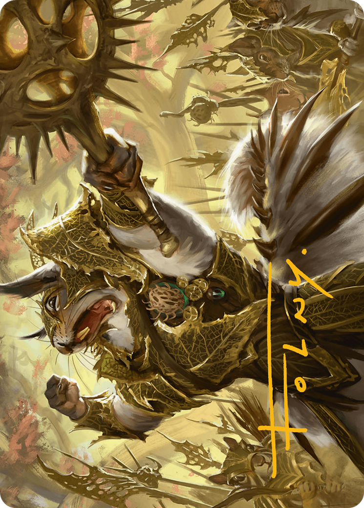 Honored Dreyleader Art Card (Gold-Stamped Signature) [Bloomburrow Art Series] | Magic Magpie