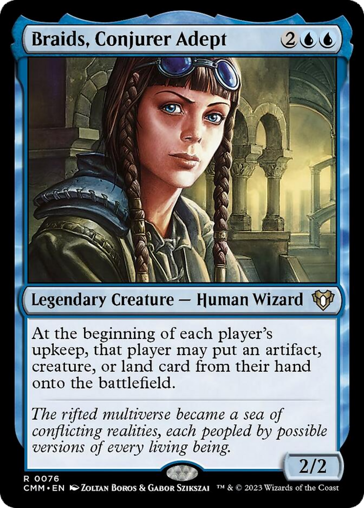 Braids, Conjurer Adept [Commander Masters] | Magic Magpie