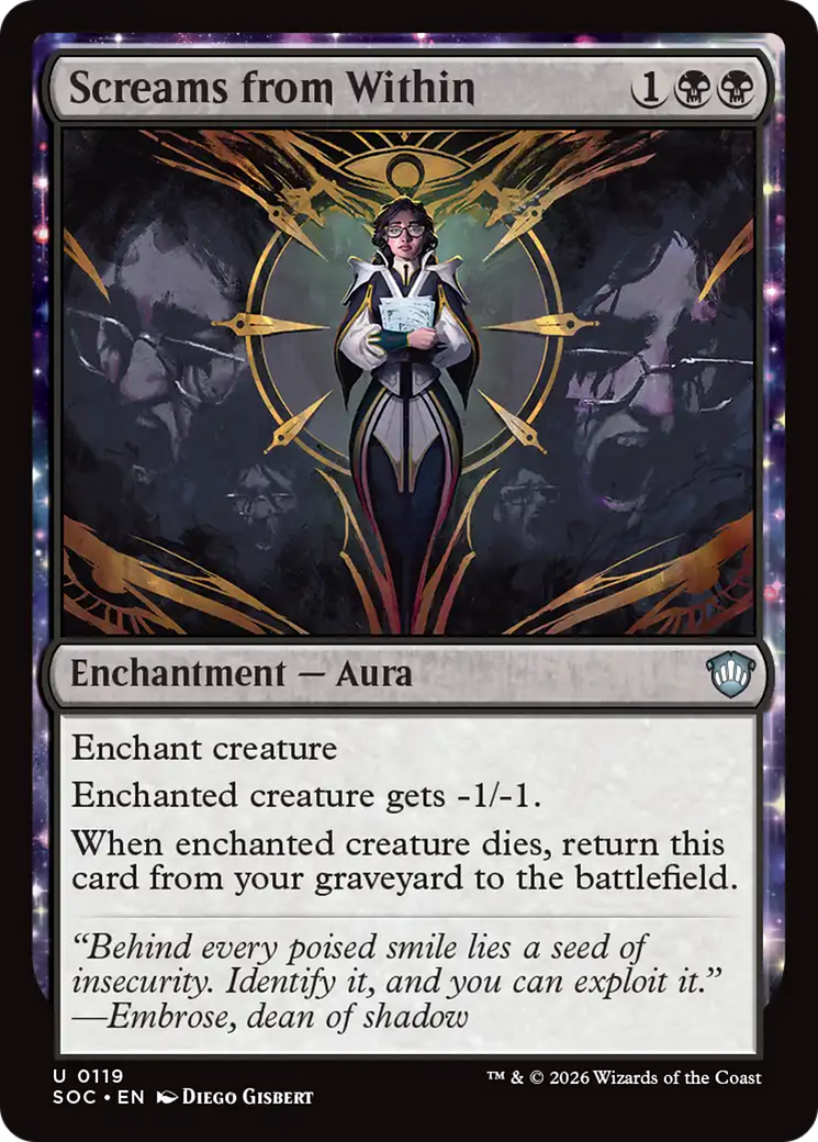 Screams from Within [Secrets of Strixhaven Commander] | Magic Magpie