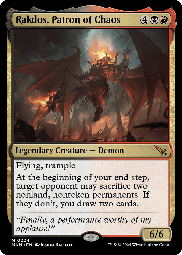 Rakdos, Patron of Chaos [Murders at Karlov Manor] | Magic Magpie