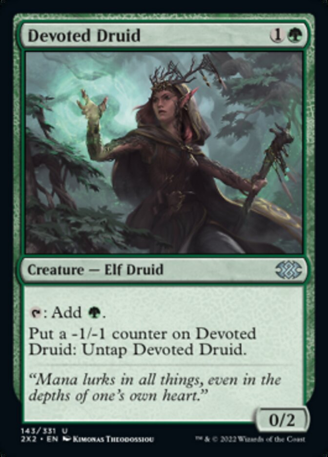 Devoted Druid [Double Masters 2022] | Magic Magpie