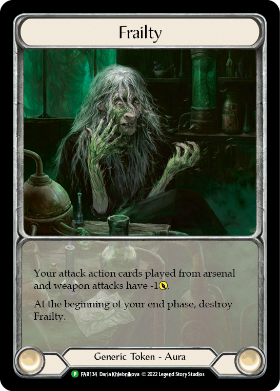Frailty [FAB134] (Promo)  Rainbow Foil | Magic Magpie