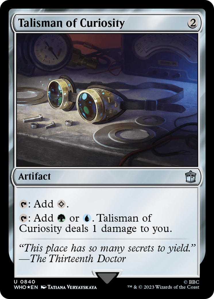 Talisman of Curiosity (Surge Foil) [Doctor Who] | Magic Magpie