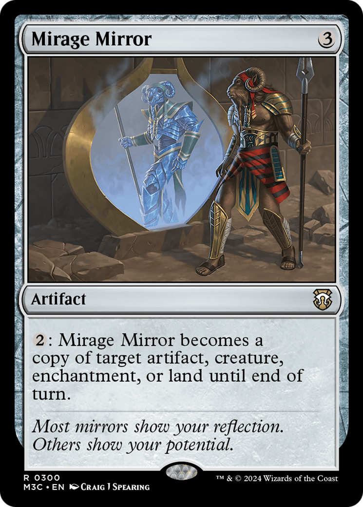 Mirage Mirror (Ripple Foil) [Modern Horizons 3 Commander] | Magic Magpie