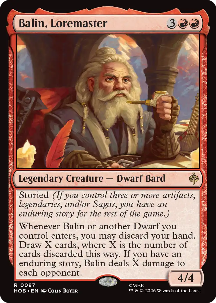 Balin, Tremaster [The Hobbit] | Magic Magpie