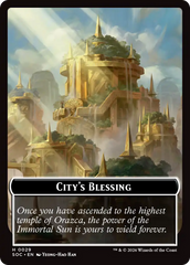 Food // City's Blessing Double-Sided Token [Secrets of Strixhaven Commander Tokens] | Magic Magpie