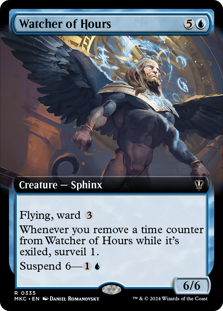 Watcher of Hours (Extended Art) [Murders at Karlov Manor Commander] | Magic Magpie