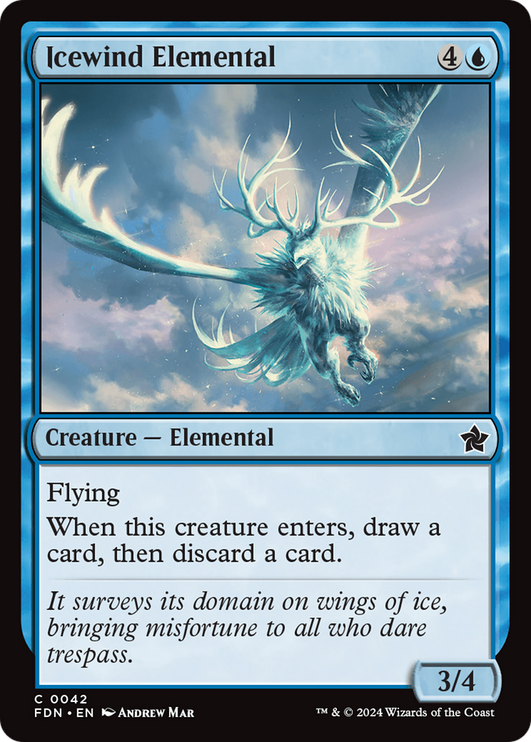 Icewind Elemental [Foundations] | Magic Magpie