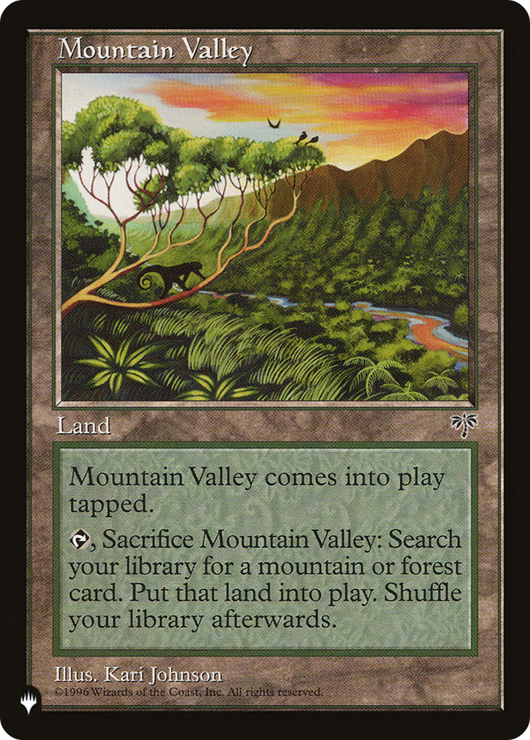 Mountain Valley [The List Reprints] | Magic Magpie