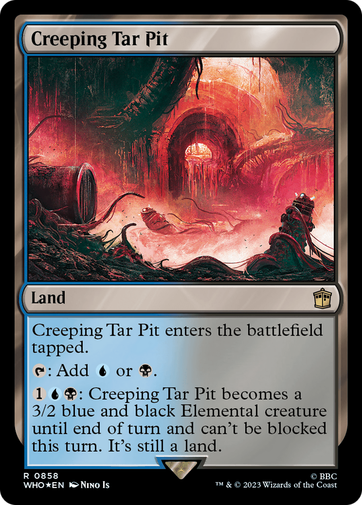 Creeping Tar Pit (Surge Foil) [Doctor Who] | Magic Magpie