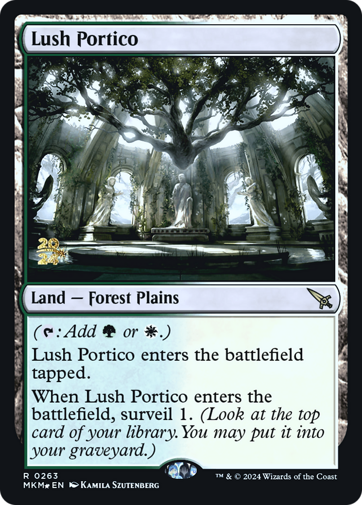 Lush Portico [Murders at Karlov Manor Prerelease Promos] | Magic Magpie